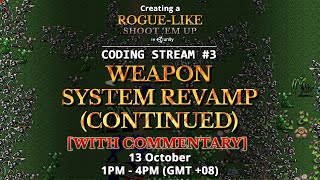 Coding Stream #3 — Creating a Rogue-like Shoot 'em Up (like Vampire Survivors) in Unity