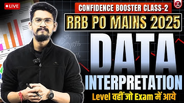 🔥 Mains Level DI Set | RRB PO Mains 2025 | Confidence Booster Class-2 by Yashraj Sir