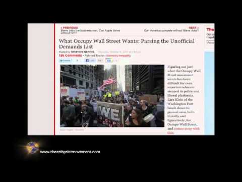 Peter Joseph:  Message to Occupy Wall Street & The World | The Zeitgeist Movement