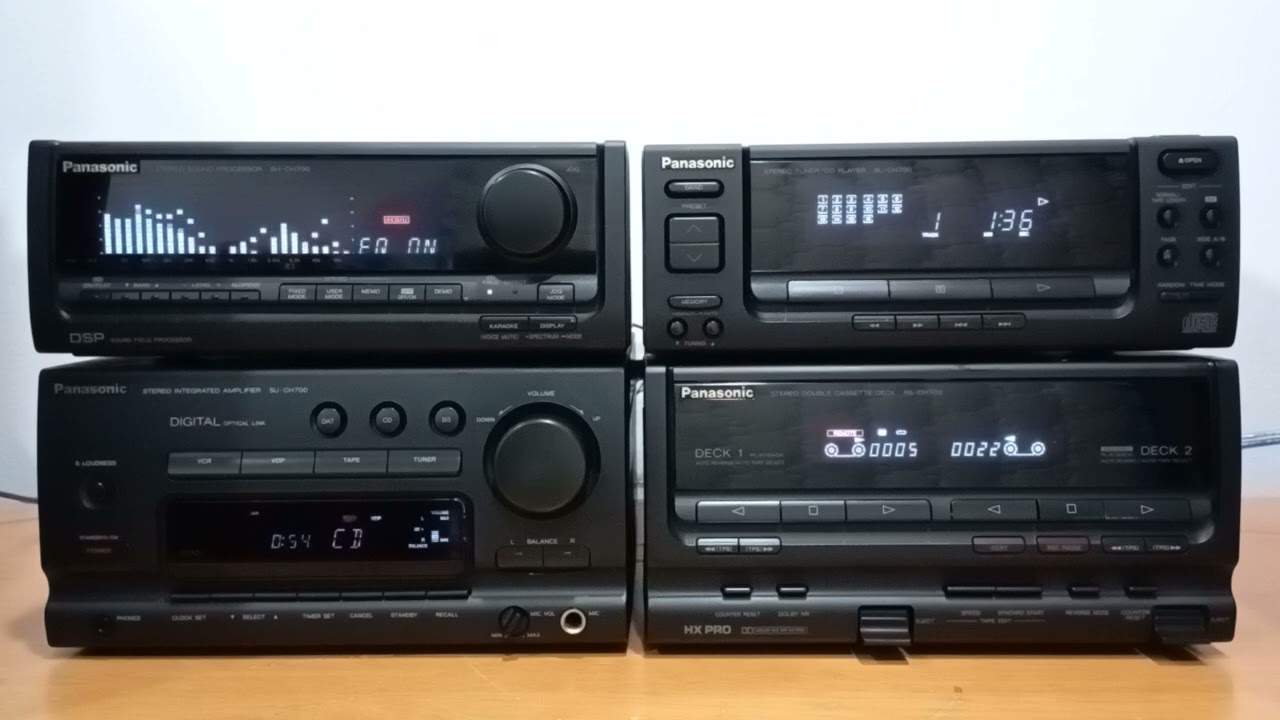 PanasonicのバブルコンポSC-CH700 希少】パナソニック バブルコンポ SC-CH700 イコライザー動作品 - メルカリ