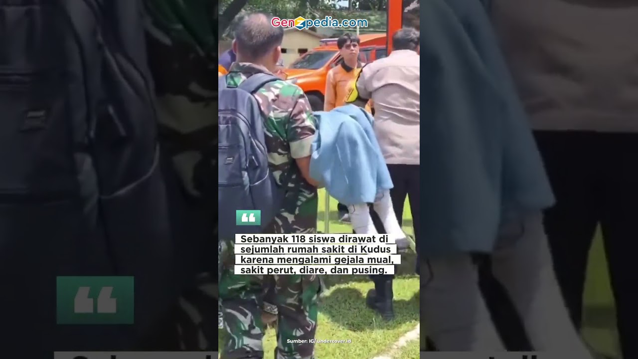 NGERI! Usai Santap MBG, 600 Siswa SMA 2 Kudus Keracunan. #viral #beritaterkini #mbg
