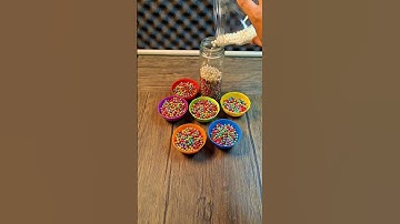 Beads ASMR ◀️ Reverse Flow ⚫ Gentle Taps & Color Splash