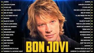 Best Songs Of Bon Jovi / Greatest Hits Full Album / Classic Rock Songs 80s 90s