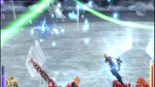 Cloud Vs Cloud Gameplay (Final Fantasy Dissidia)
