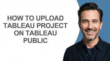 How to Upload Tableau Project on Tableau Public - KevinHowTo