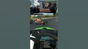 Intense iRacing action...