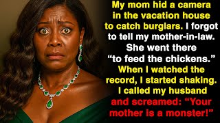 Mom installed a hidden camera in the vacation house — what I saw made me tremble!