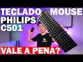 COMPREI! KIT DE TECLADO E MOUSE PHILIPS C501