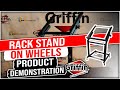 Griffin studio rackmount mixer stand with casters product review and demonstration model ws993