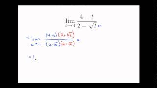 Calculating limits with the limit laws, Part 2