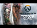 Вот это - парная татуировка! Overwatch tattoo, Genji & Hanzo.  Овервотч, Гендзи и Ханзо.