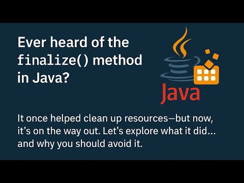 The Undying finalize() Method in Java!  #java #interview #codingtips #singletonpattern
