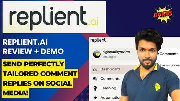 replient.ai Review – Send perfectly tailored comment replies on social media!