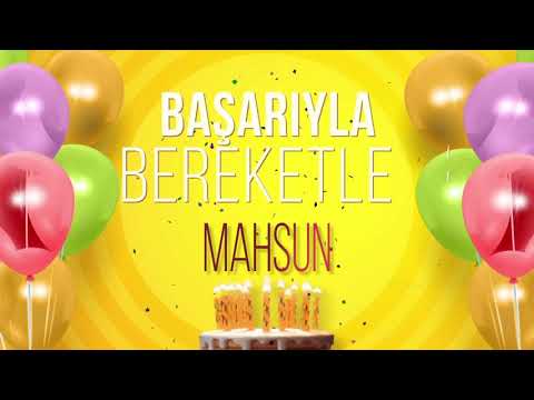 İyi ki doğdun MAHSUN- İsme Özel Doğum Günü Şarkısı (FULL VERSİYON)