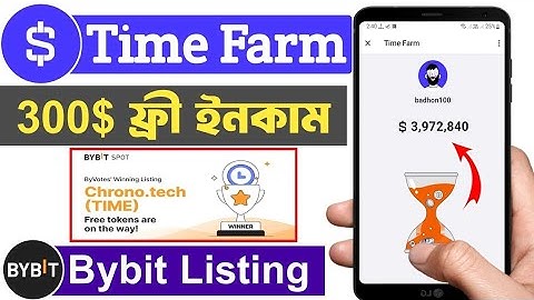 Time Farm Crypto Mining Project। New Telegram Bot Mining। Support by Bybit, Kucoin।