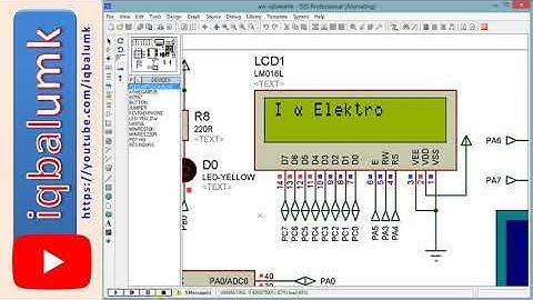 avr lcd menampilkan karakter khusus codevision proteus