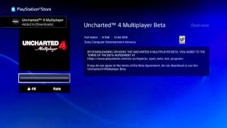 How to download the Uncharted 4 multiplayer beta