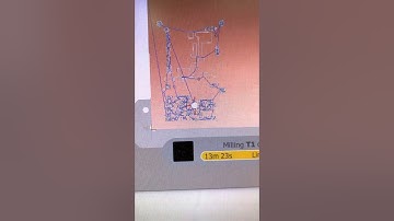 Othermill making a PCB