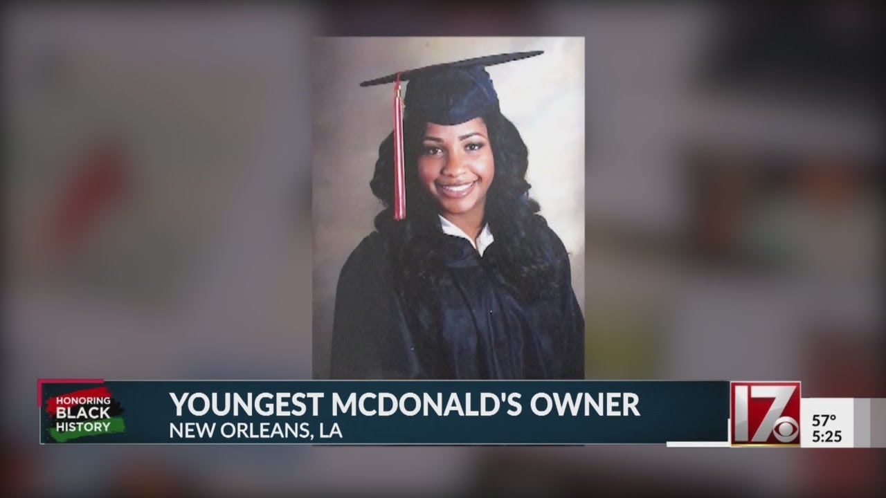 Honoring Black History: Meet the youngest McDonald's owner 