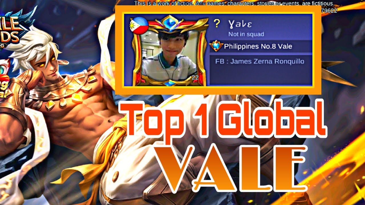 Top 1 Rank Global VALE GamePlay and Build Items - Mobile Legeng BangBang