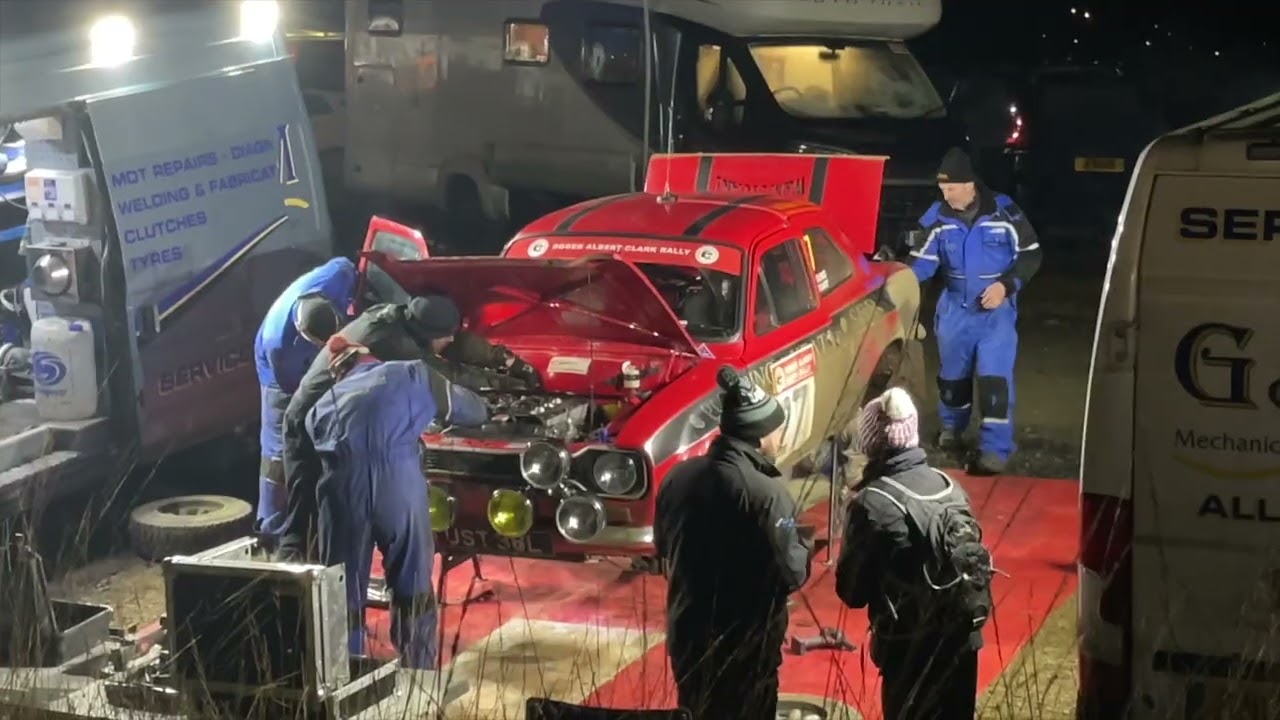 Roger Albert Clark Rally Service Area Ambience Sunday 26.11.2023 #racr23