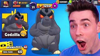 Zdobyłem NOWĄ POSTAĆ GODZILLA w Brawl Stars!