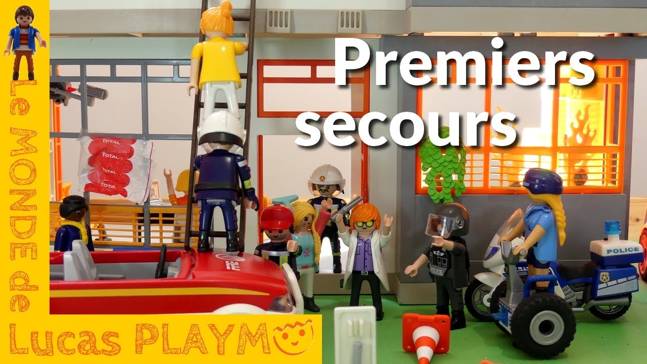 Premiers secours Playmobil YouTube