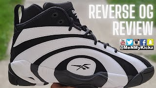 Reebok Shaqnosis "Reverse OG" Review + On Foot · Black White Flipped Shaqs  On Feet · FV9284 - YouTube