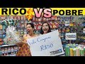 Rico vs pobre comprando material escolar cap 24 rich vs poor buying school supplies  larissa flor