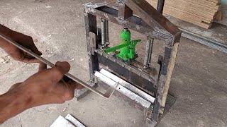 cara membuat bending plat sistem press manual