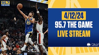 Warriors Avoid The Blazers Trap Game, 8-Seed Still In Play | 95.7 The Game Live Stream screenshot 2