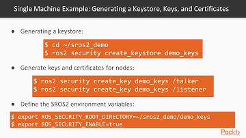 ROS 2 New Features : Security | packtpub.com