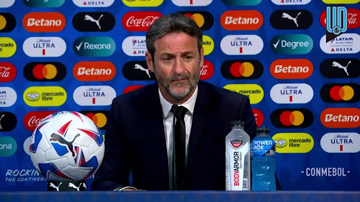Thomas Christiansen D.T. Panamá I Colombia 5-0 Panamá I Copa América I Conferencia