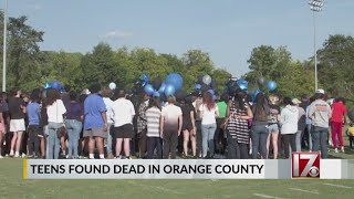 Community holds vigil for NC slain teens