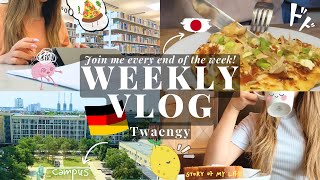 Living Alone in Germany: Fitness, study at university campus, cooking, student life 📚 | VLOG