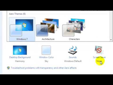 How to lock screen after time in Windows 7 hqdefault