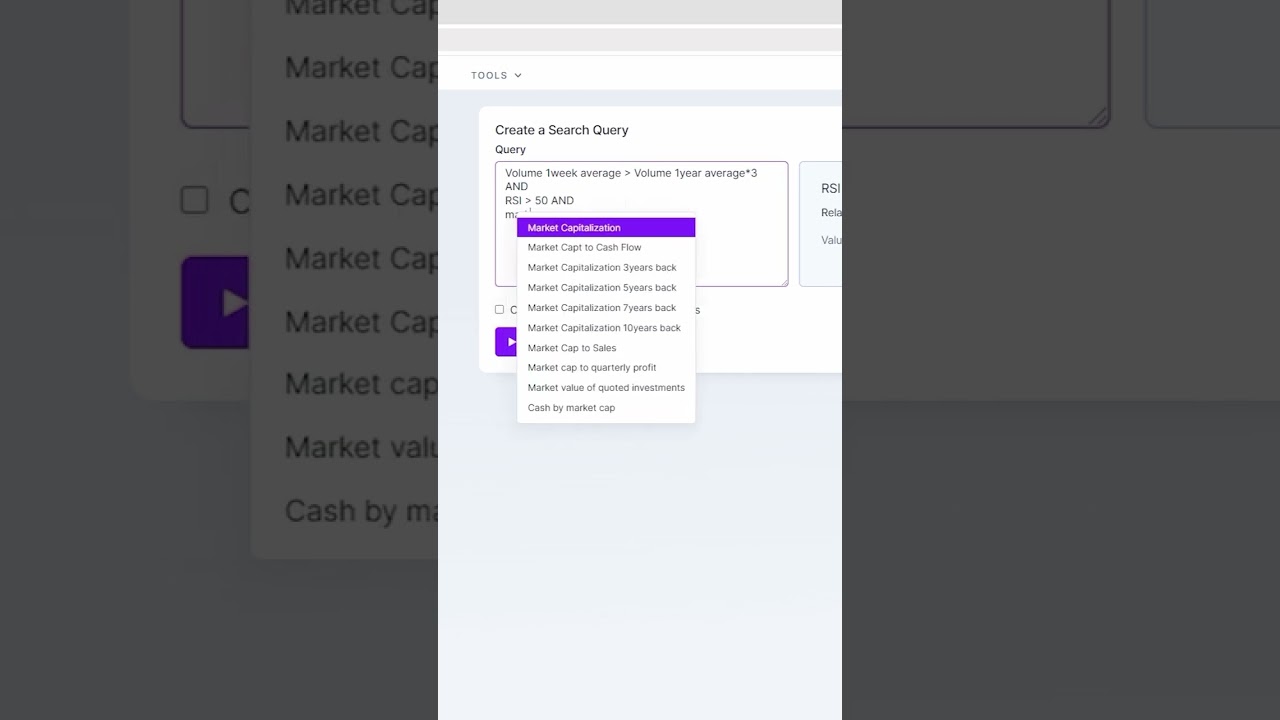 📢 Free Momentum Trading Screener