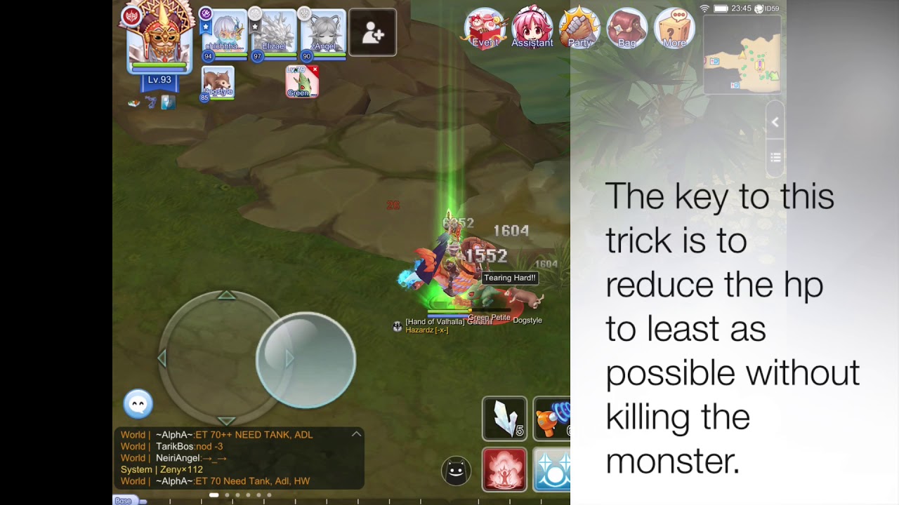 Ragnarok Mobile 101 Pet Taming Trick YouTube
