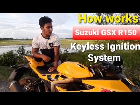 Suzuki GSX R150 Keyless Ignition System How It Works | How To Unlock | Suzuki GSX R150 Yellow