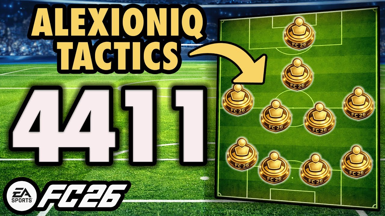 МОЯ ЛУЧШАЯ ТАКТИКА 4411 в FC 26 🔥 Пользовательские тактики AlexionIQ