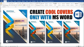 Create Cool Covers Only with Microsoft Word Hindi Tutorial