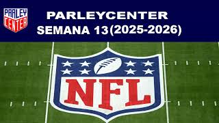 Pronosticos Nfl Semana 13 30112025 Parley Gratis