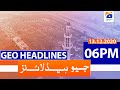 Geo Headlines 06 PM | 13th December 2020