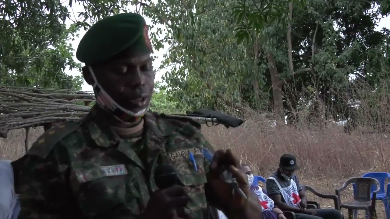 LE CAPITAINE DE L'ARMÉE GAMNIENNE RASSURE SALIF SADIO