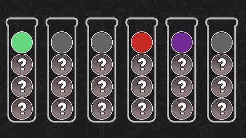 Ball Sort Puzzle Level 92 Solution