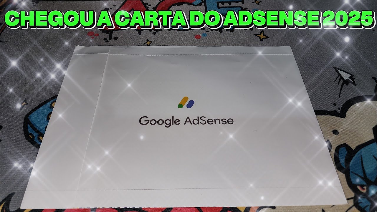 Carta do google adsense 2025 finalmente chegou! Vamos colocar o PIN ...