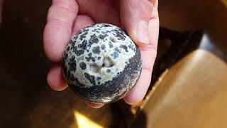 Medicine Bow Plume Agate Sphere