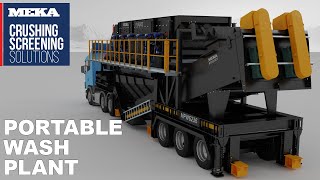 Portable Wash Plant Animation - Meka