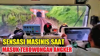 GINI RASANYA MASINIS SAAT MEMASUKI TEROWONGAN ANGKER!! CABIN RIDDING RAIL CLINIC