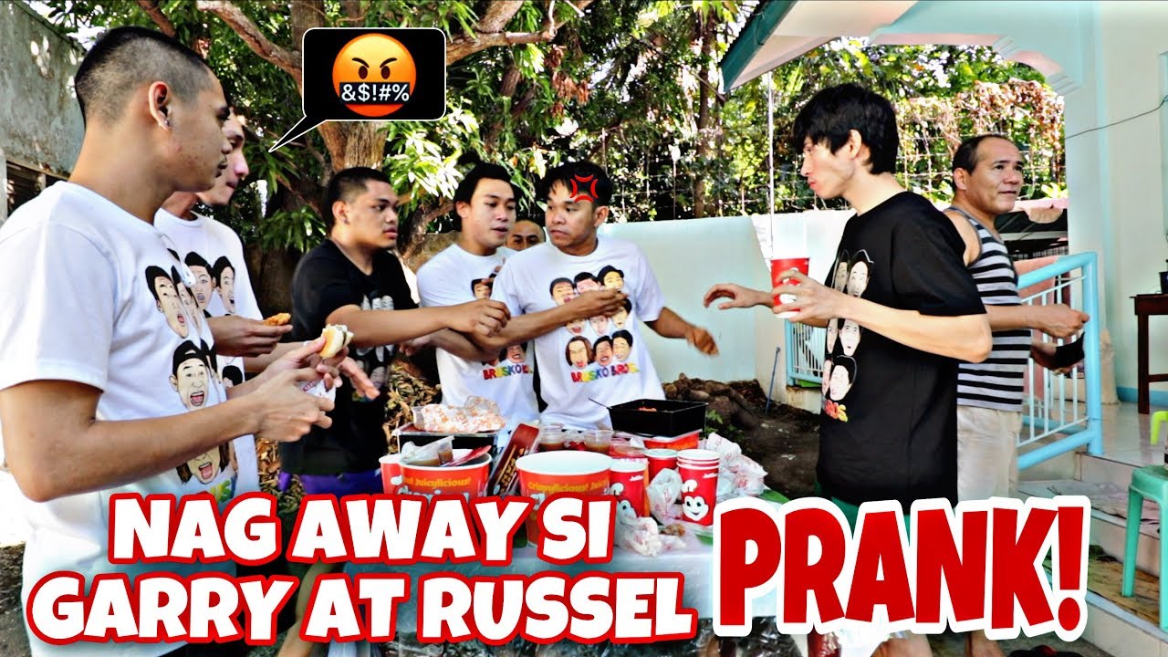 MUKBANG JOLLIBEE + AWAY SI GARRY AT RUSSEL PRANK!!(HAPPY 5TH ANNIVERSARY)